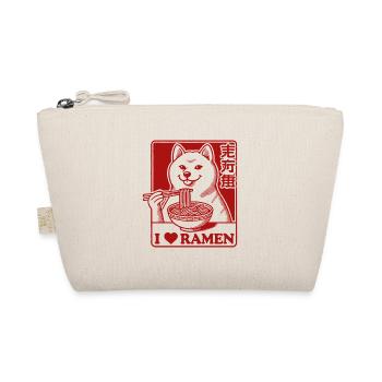 Japanese Streetwear Kawaii Ramen Noodles Love - Organic Pouch - nature - Front