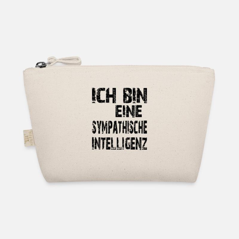 KI Spruch Ich bin eine sympathische Intelligenz Bio-Täschchen