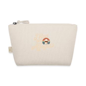 I run on Affogato Funny Espressio drink saying - Organic Pouch - nature - Front