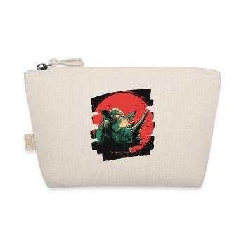Rhinoceros - Organic Pouch - nature - Front