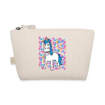 Kids Child Unicorn Unicorns Baby Toddlers - Organic Pouch - nature - Front
