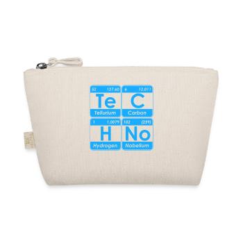 Techno House Party EDM Festival Goa Electro Rave - Organic Pouch - nature - Front