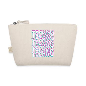 Techno House Party EDM Festival Goa Electro Rave - Trousse biologique - nature - Devant