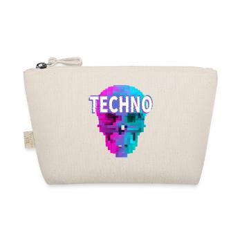 Techno House Party EDM Festival Goa Electro Rave - Trousse biologique - nature - Devant