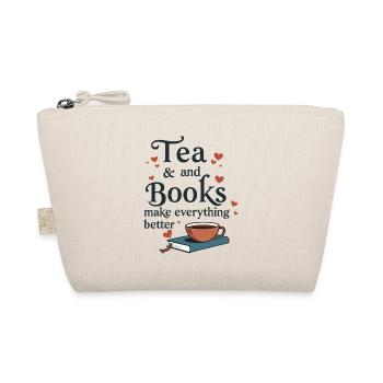 thé et livres Dire citation rat de bibliothèque - Trousse biologique - nature - Devant