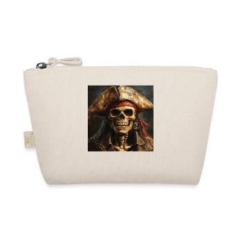 Piratenskelett - Bio-Täschchen - Natur - Vorne