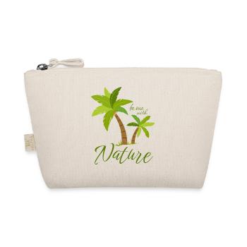 Be one with nature - Palms - Bio-Täschchen - Natur - Vorne