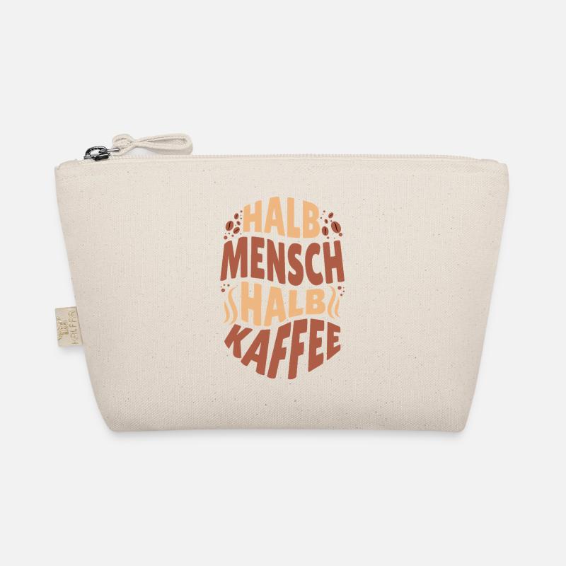 Cool half human half coffee for coffee lovers Organic Pouch