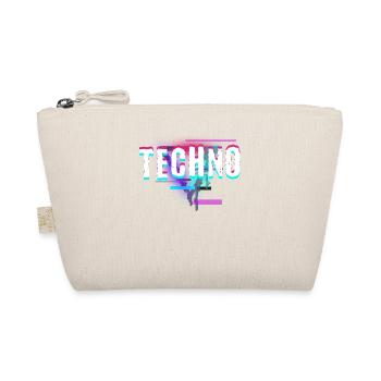 Techno House Party EDM Festival Goa Electro Rave - Trousse biologique - nature - Devant