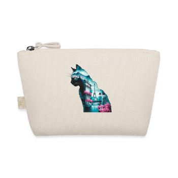 Silhouette Paysage Chat Paris - Trousse biologique - nature - Devant