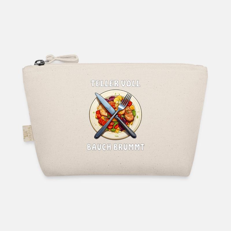 Dinner plate PLATE FULL BELLY BUZZES Organic Pouch
