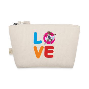 FIGURE SKATING LOVE - Organic Pouch - nature - Front