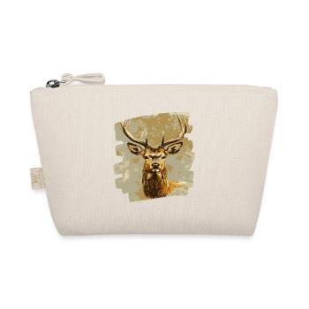 Deer with antlers - Organic Pouch - nature - Front