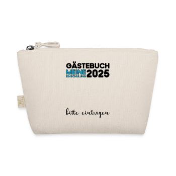 Guestbook School Enrollment 2025 Young Girls Schoolchild - Organic Pouch - nature - Front