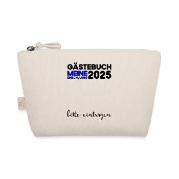 Guestbook School Enrollment 2025 Young Girls Schoolchild - Organic Pouch - nature - Front