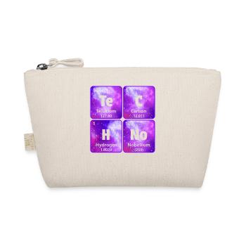Techno House Party EDM Festival Goa Electro Rave - Organic Pouch - nature - Front