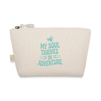Sagittarius zodiac sign: My soul lives from the - Organic Pouch - nature - Front