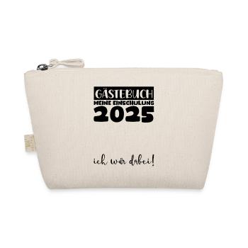 Guestbook School Enrollment 2025 Young Girls Schoolchild - Organic Pouch - nature - Front