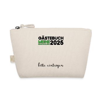 Guestbook School Enrollment 2025 Young Girls Schoolchild - Organic Pouch - nature - Front