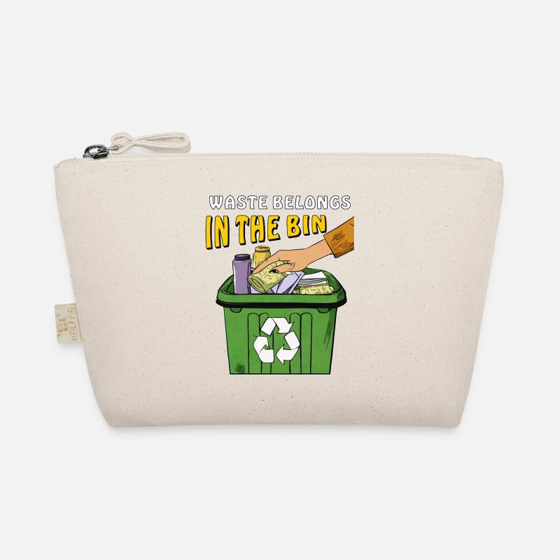 MÜLLTONNE WASTE BELONGS IN THE BIN - Bio-Täschchen - Natur