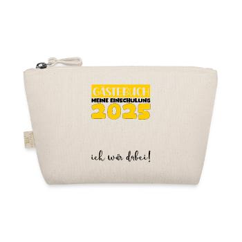 Guestbook School Enrollment 2025 Young Girls Schoolchild - Organic Pouch - nature - Front