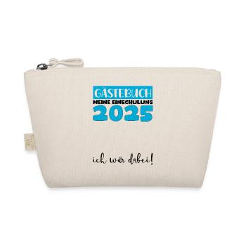 Guestbook School Enrollment 2025 Young Girls Schoolchild - Organic Pouch - nature - Front
