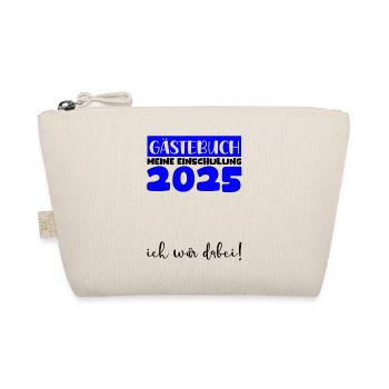 Guestbook School Enrollment 2025 Young Girls Schoolchild - Organic Pouch - nature - Front