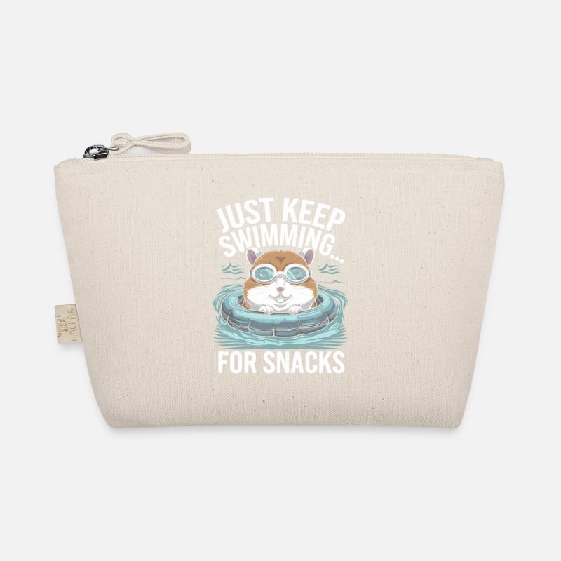 Hamster Swims for Snacks - Just Keep Swimming Organic Pouch