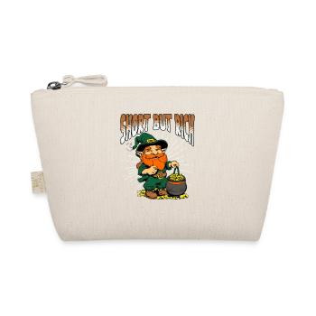 Funny St. Patrick's Day Leprechaun - Organic Pouch - nature - Front