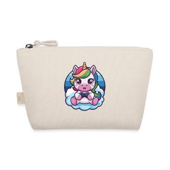 Licorne mignonne Gamer Licorne avec manette de jeu - Trousse biologique - nature - Devant