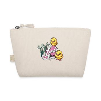 Easter Easter Eggs Chick Kids Baby - Organic Pouch - nature - Front