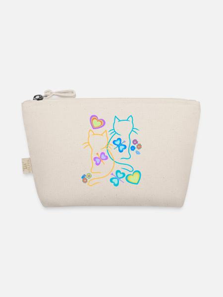 Katze Katzen Kätzchen - Bio-Täschchen - Natur