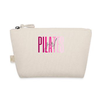 Pilates Girl Pink Fitness Geschenk - Bio-Täschchen - Natur - Vorne