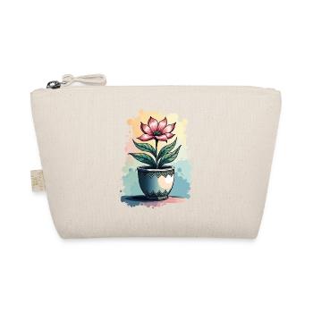 Blooming Beauty - Top floral à motif floral vintage - Trousse biologique - nature - Devant