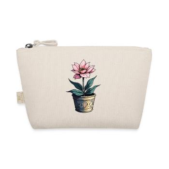 Blooming Beauty - Top floral à motif floral vintage - Trousse biologique - nature - Devant