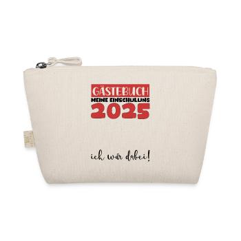 Guestbook School Enrollment 2025 Young Girls Schoolchild - Organic Pouch - nature - Front