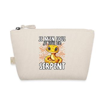 Je m’en fous je suis un serpent - sweet snake - Trousse biologique - nature - Devant