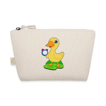 Ente Wecker - Bio-Täschchen - Natur - Vorne