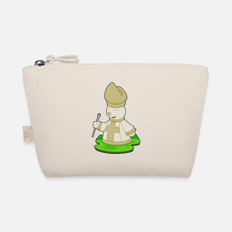 Chess Piece Bishop Chess Organic Pouch