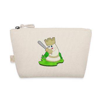 Chess Piece Tower Chess - Organic Pouch - nature - Front