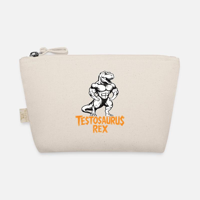 Testosaurus Rex Drôle Bodybuilder Dinosaure Trousse biologique