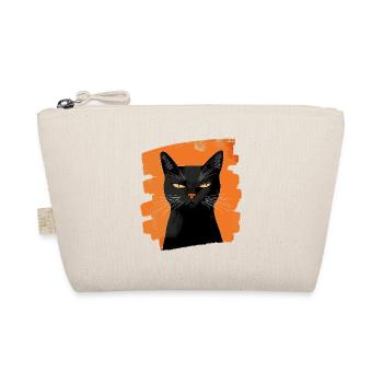 Black cat - Organic Pouch - nature - Front