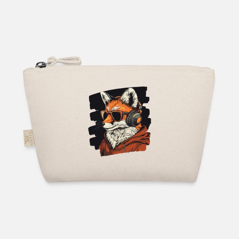 Fuchs Kopfhörer Bio-Täschchen