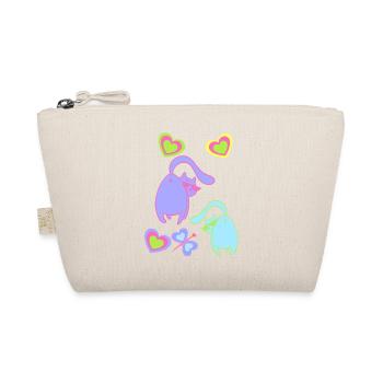 Retro Cats Cat 80s 90s Vintage Kitten Child - Organic Pouch - nature - Front