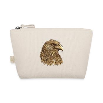 Adler Porträt - Bio-Täschchen - Natur - Vorne