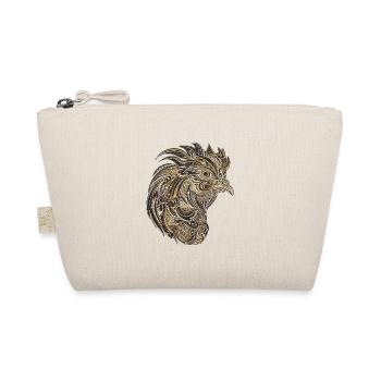 Rooster Portrait - Organic Pouch - nature - Front