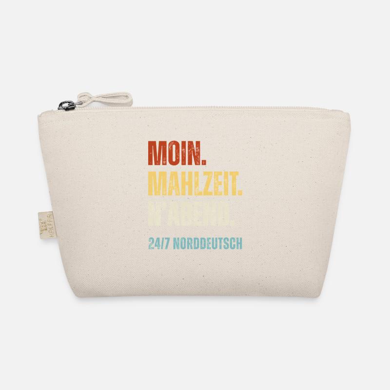 Norddeutsch Moin Mahlzeit N'Abend Lustiger Spruch Bio-Täschchen