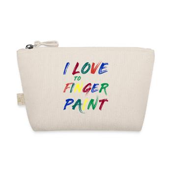 I'M PAINT - I Love to Finger Paint – Finger Paints - Organic Pouch - nature - Front