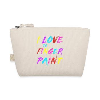 I'M PAINT - I Love to Finger Paint – Finger Paints - Organic Pouch - nature - Front
