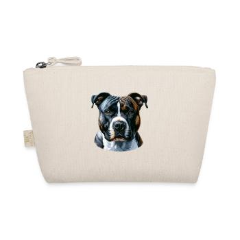 Visage de chien - American Staffordshire Terrier - Trousse biologique - nature - Devant